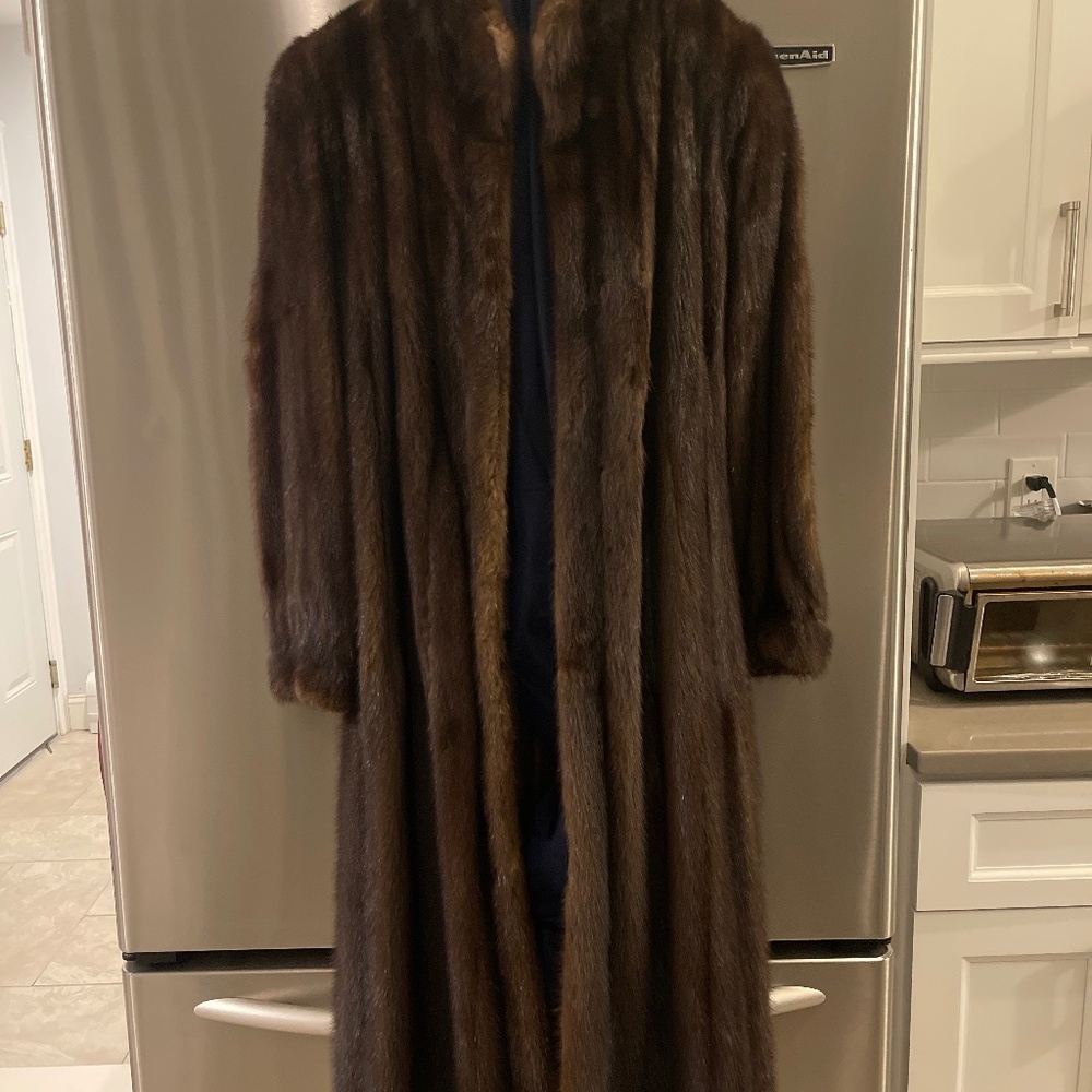 Fur coat mink
